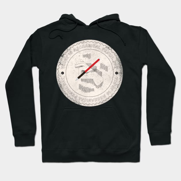 Today is Mechanical Pencil Day Badge Hoodie by lvrdesign